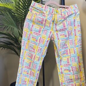 Colorful Print Women's Straight Leg Jeans
